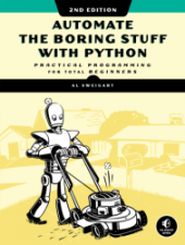 Cover of "Automate the Boring Stuff with Python" by Al Sweigart