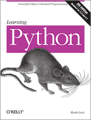 Cover of "Learning Python" by Mark Lutz
