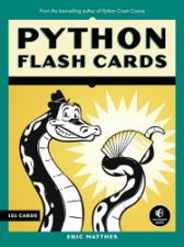 Cover of "Python Flash Cards" by Eric Matthes